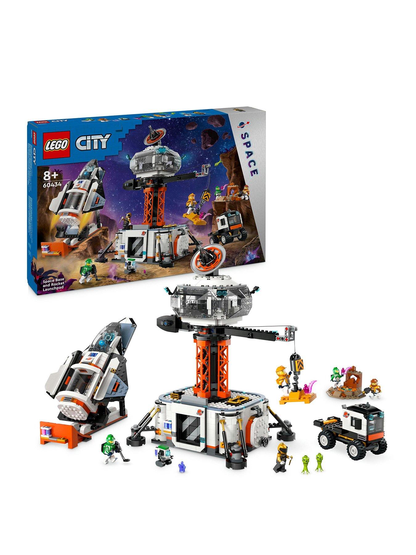 Image 1 of 8 of LEGO City Space Base and Rocket Launchpad Toy Playset 60434