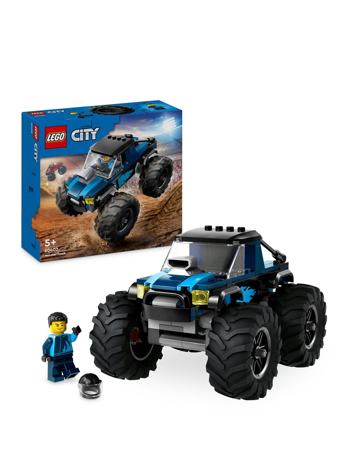 Image 1 of 7 of LEGO City Blue Monster Truck Toy Vehicle Playset 60402