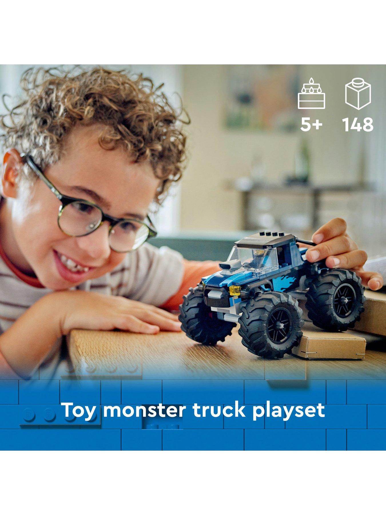 Image 2 of 7 of LEGO City Blue Monster Truck Toy Vehicle Playset 60402