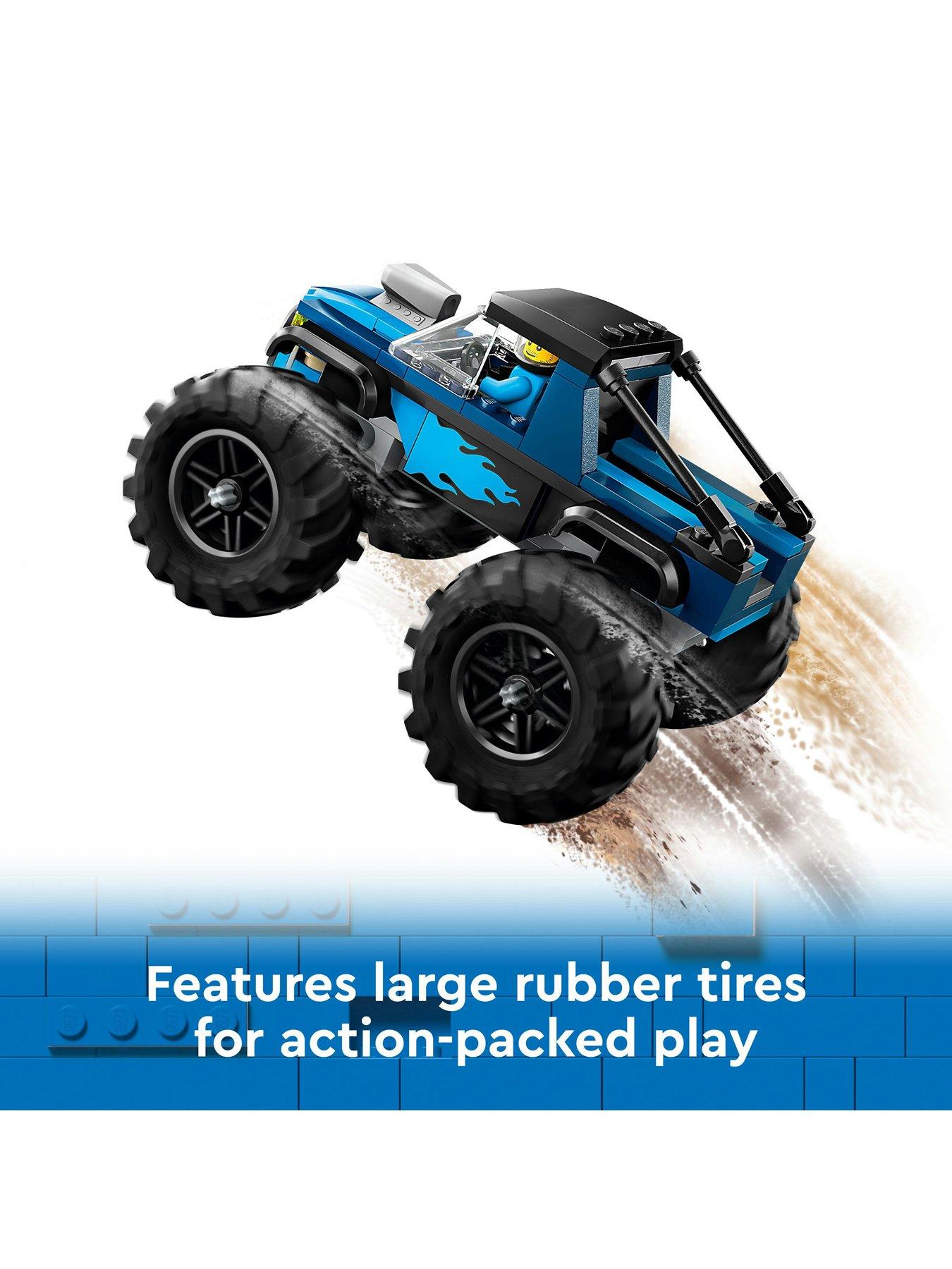 Image 3 of 7 of LEGO City Blue Monster Truck Toy Vehicle Playset 60402