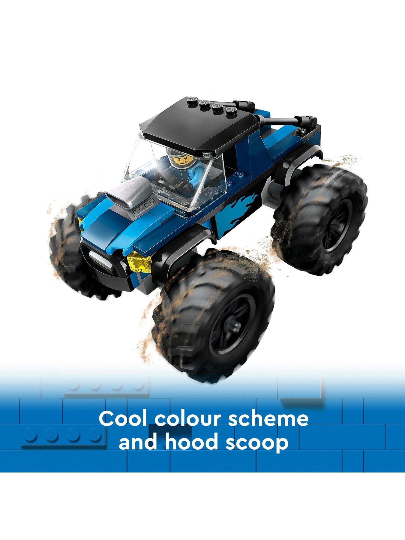 Image 4 of 7 of LEGO City Blue Monster Truck Toy Vehicle Playset 60402