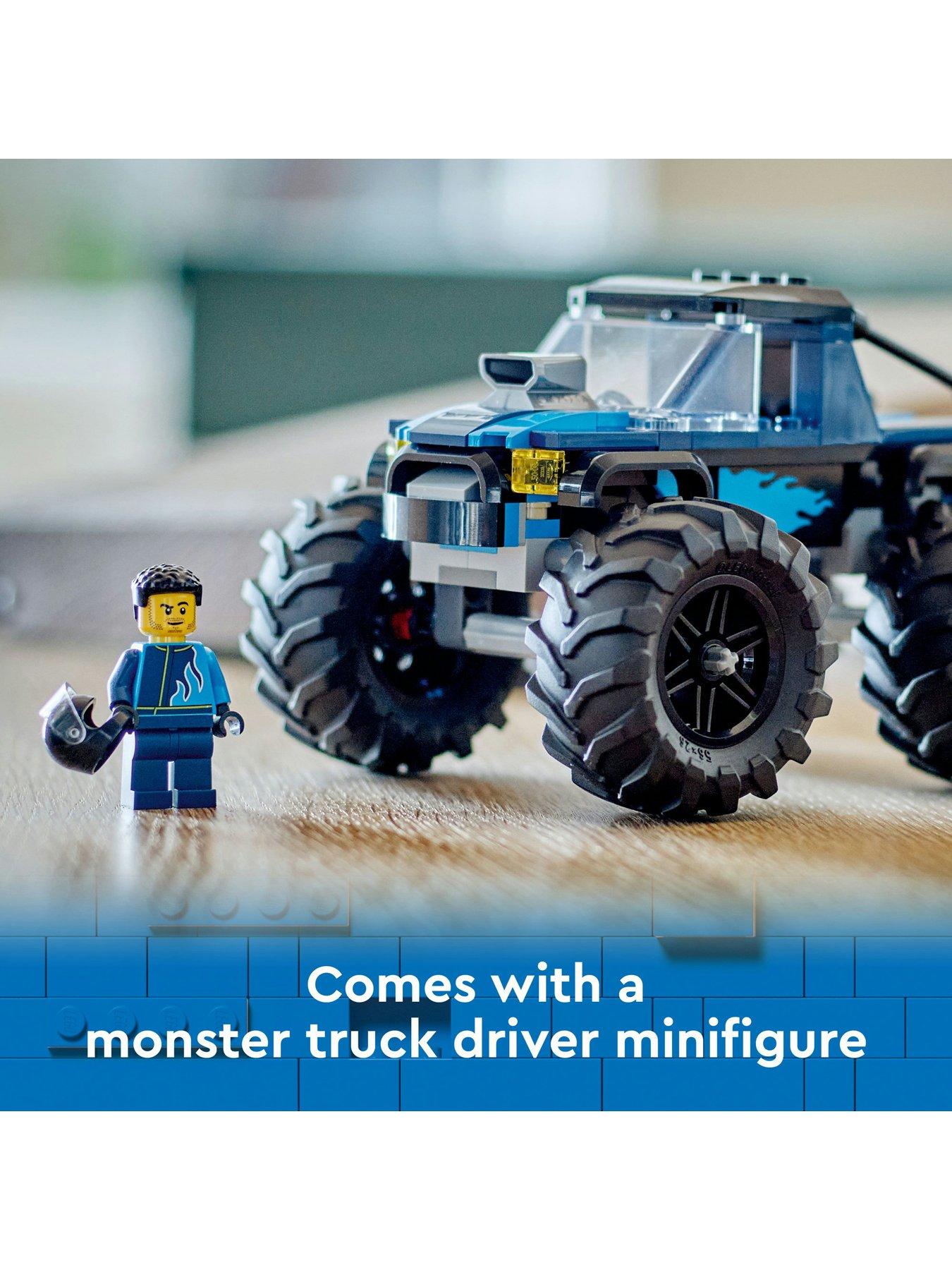 Image 5 of 7 of LEGO City Blue Monster Truck Toy Vehicle Playset 60402