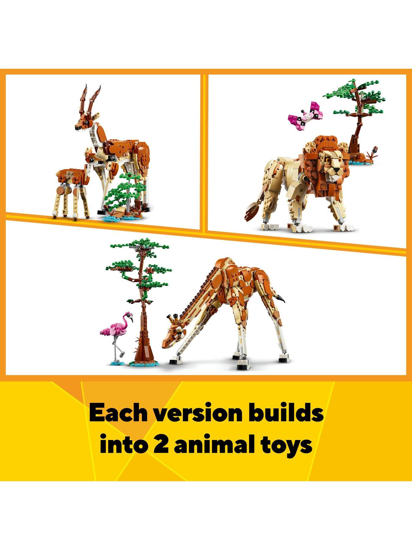 lego-creator-3in1-wild-safari-animals-toy-set-31150detail