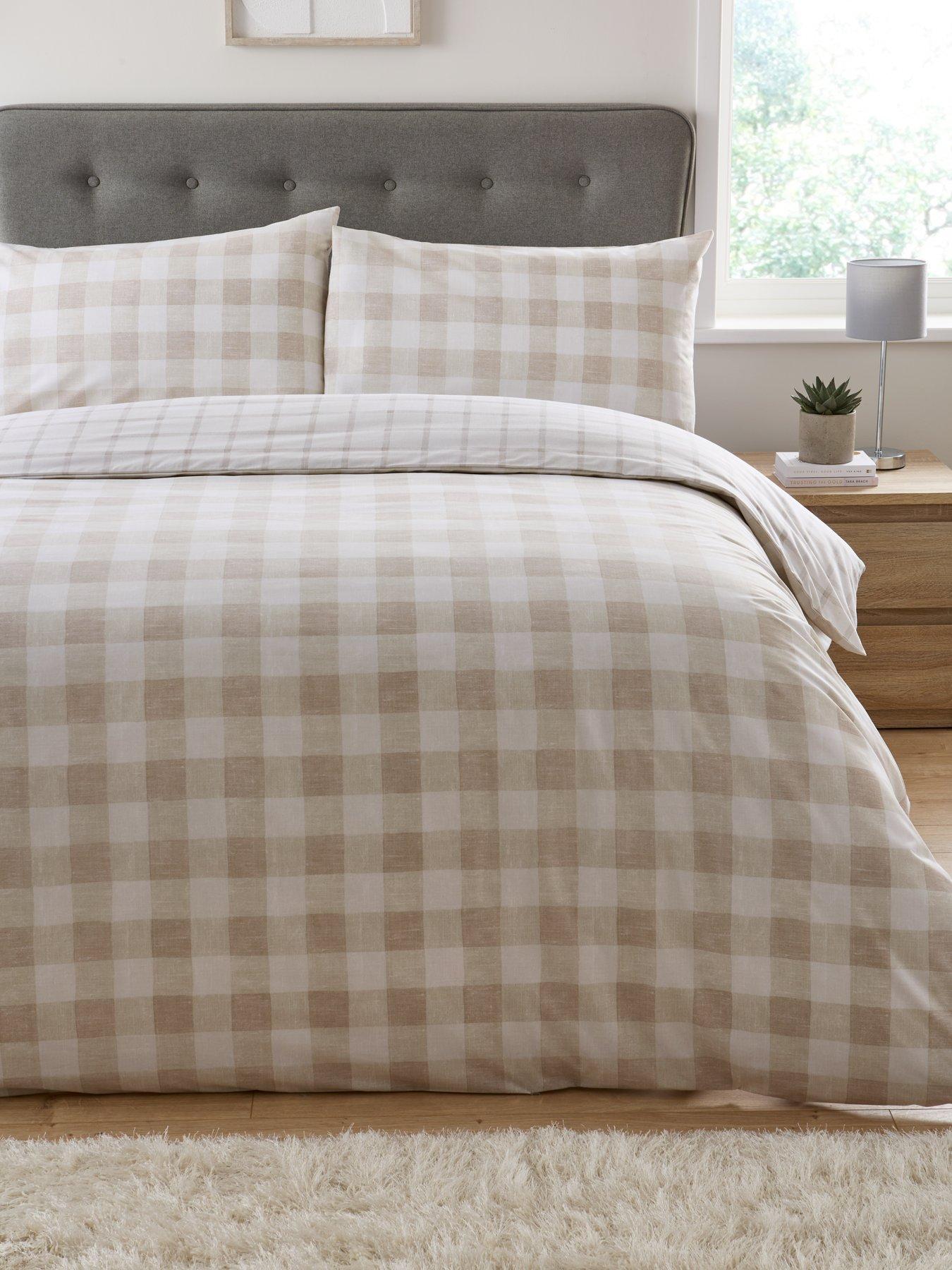 everyday-modern-farmhouse-gingham-check-duvet-cover-set