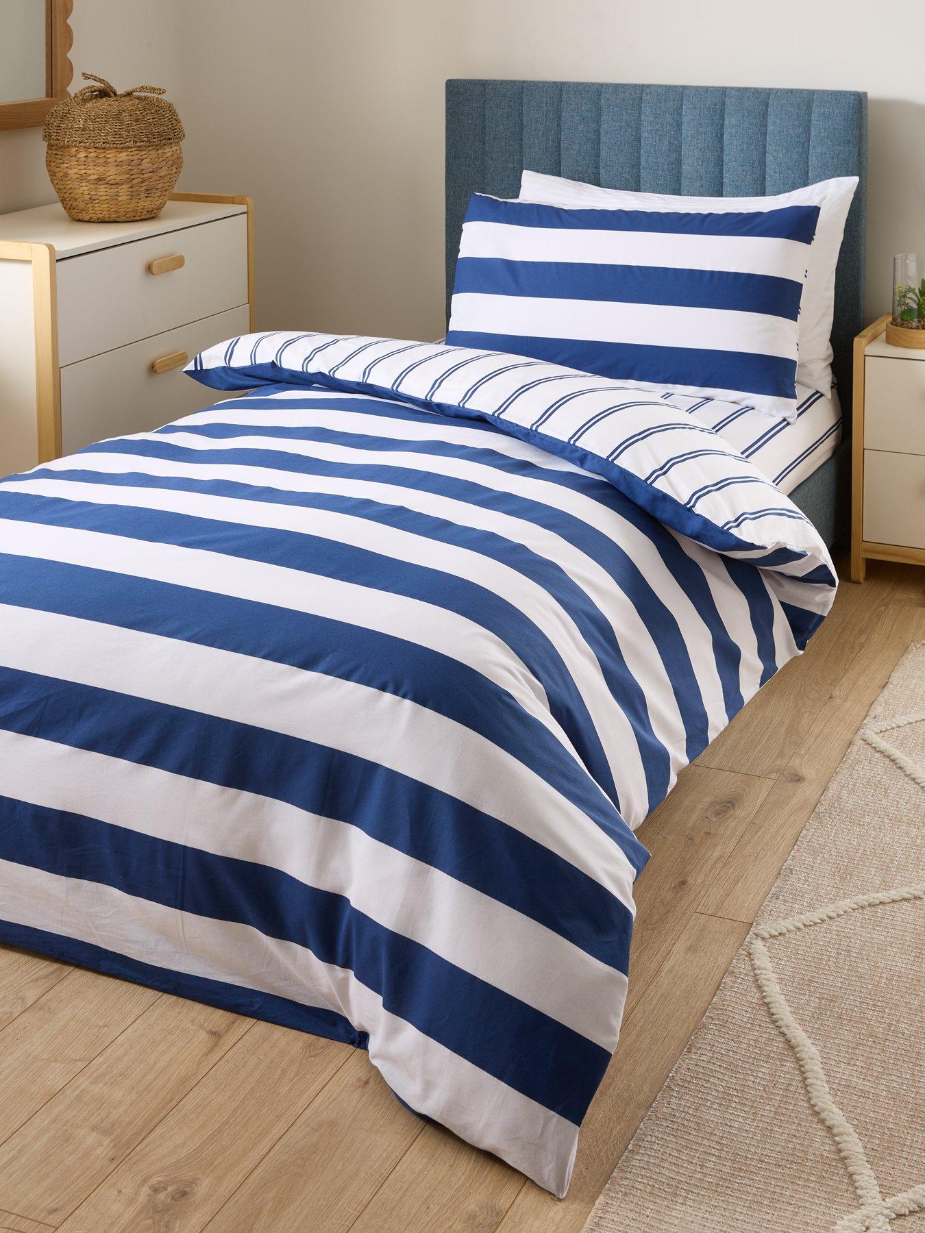 very-home-stripe-kids-duvet-cover-set-blue