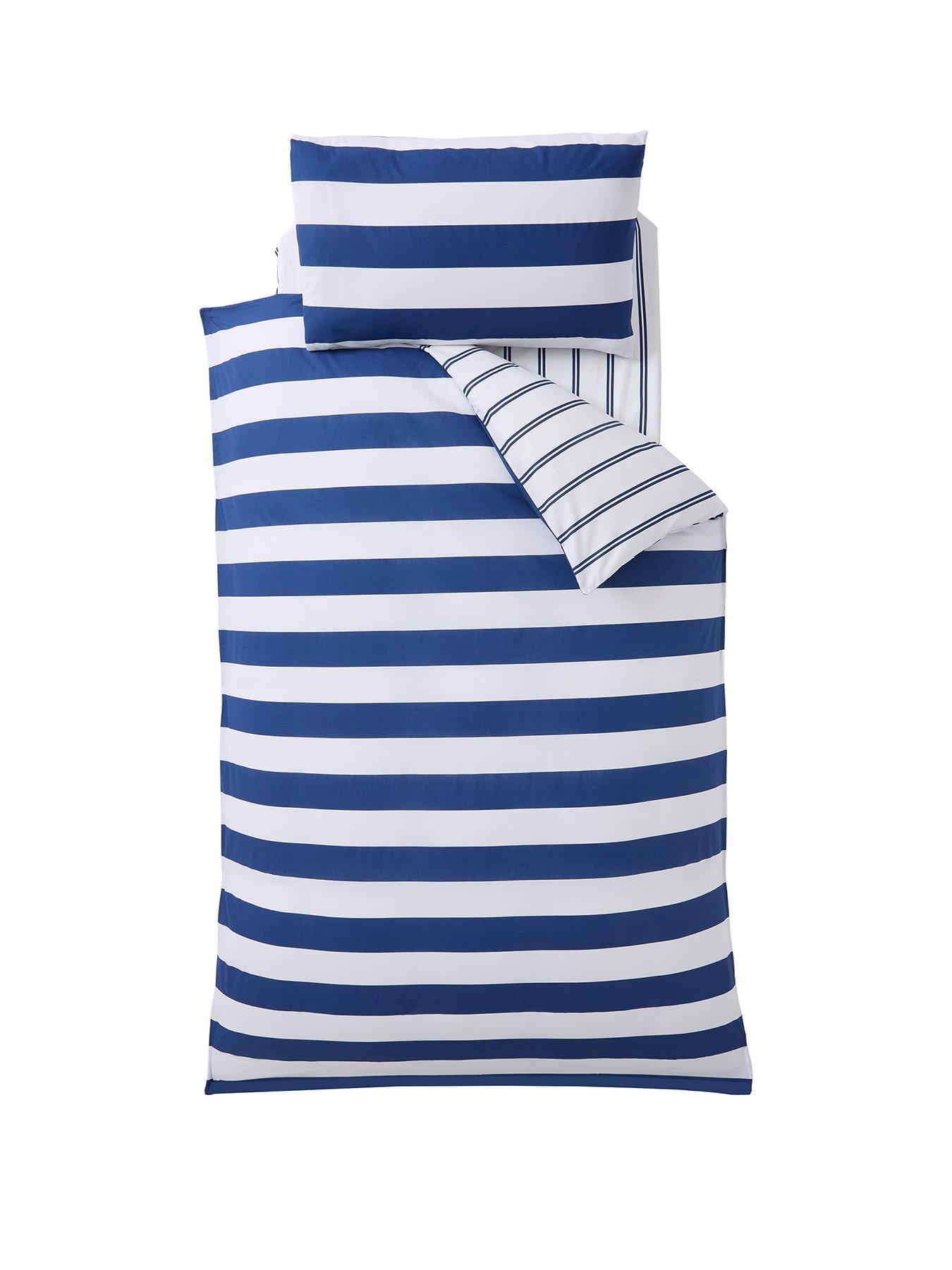 very-home-stripe-kids-duvet-cover-set-bluestillFront