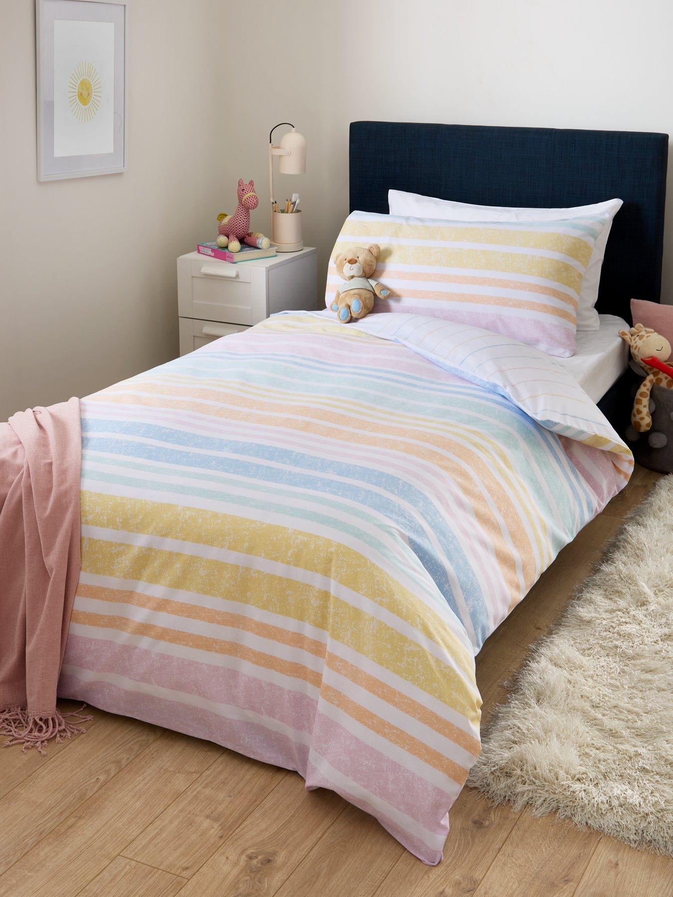 everyday-kids-rainbow-stripe-duvet-cover-set-multi