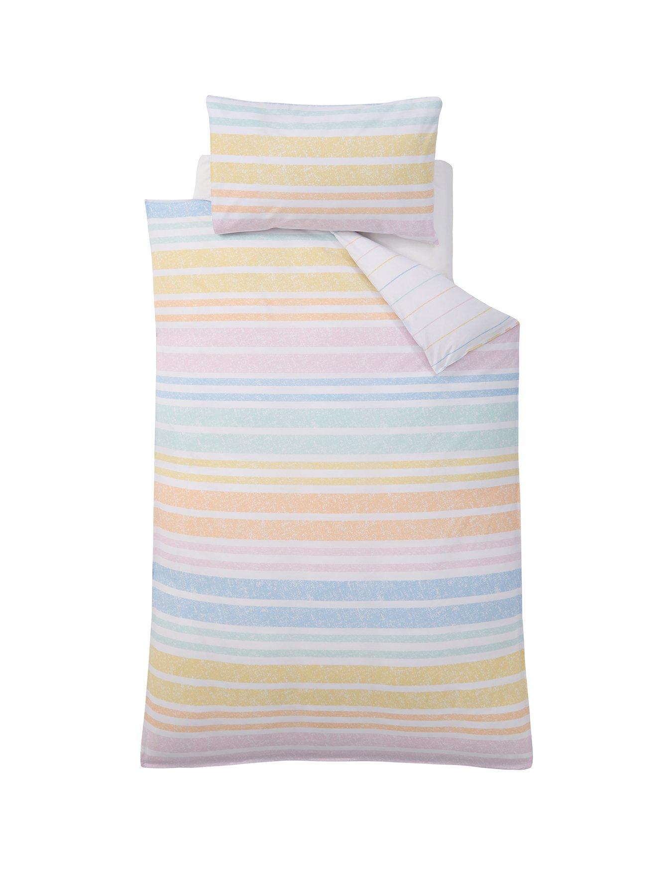 everyday-kids-rainbow-stripe-duvet-cover-set-multistillFront