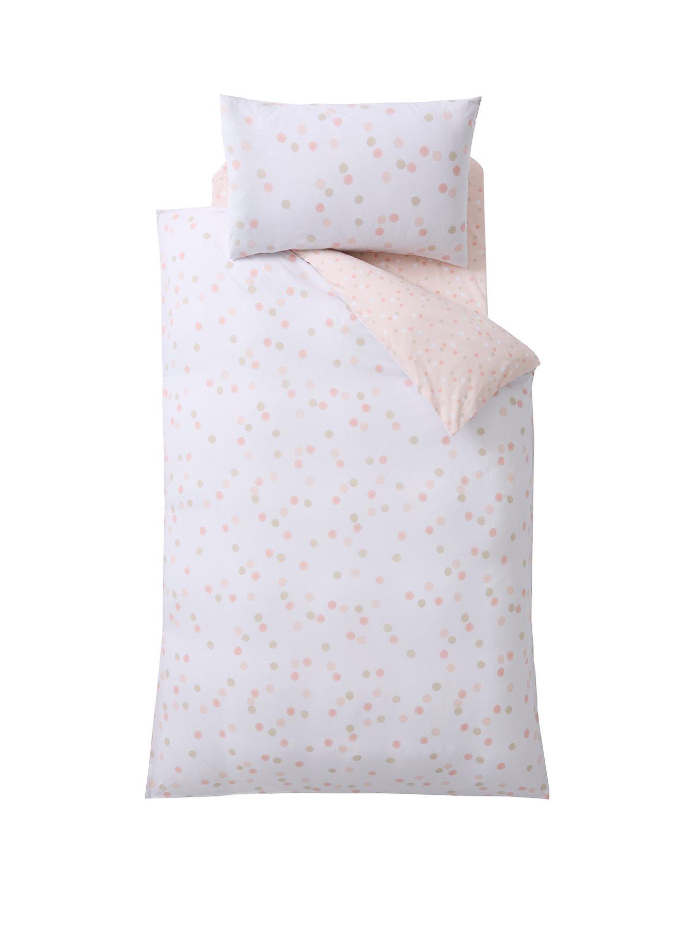 Image 2 of 3 of Very Home Dotty Kids Duvet Cover Set - Blush