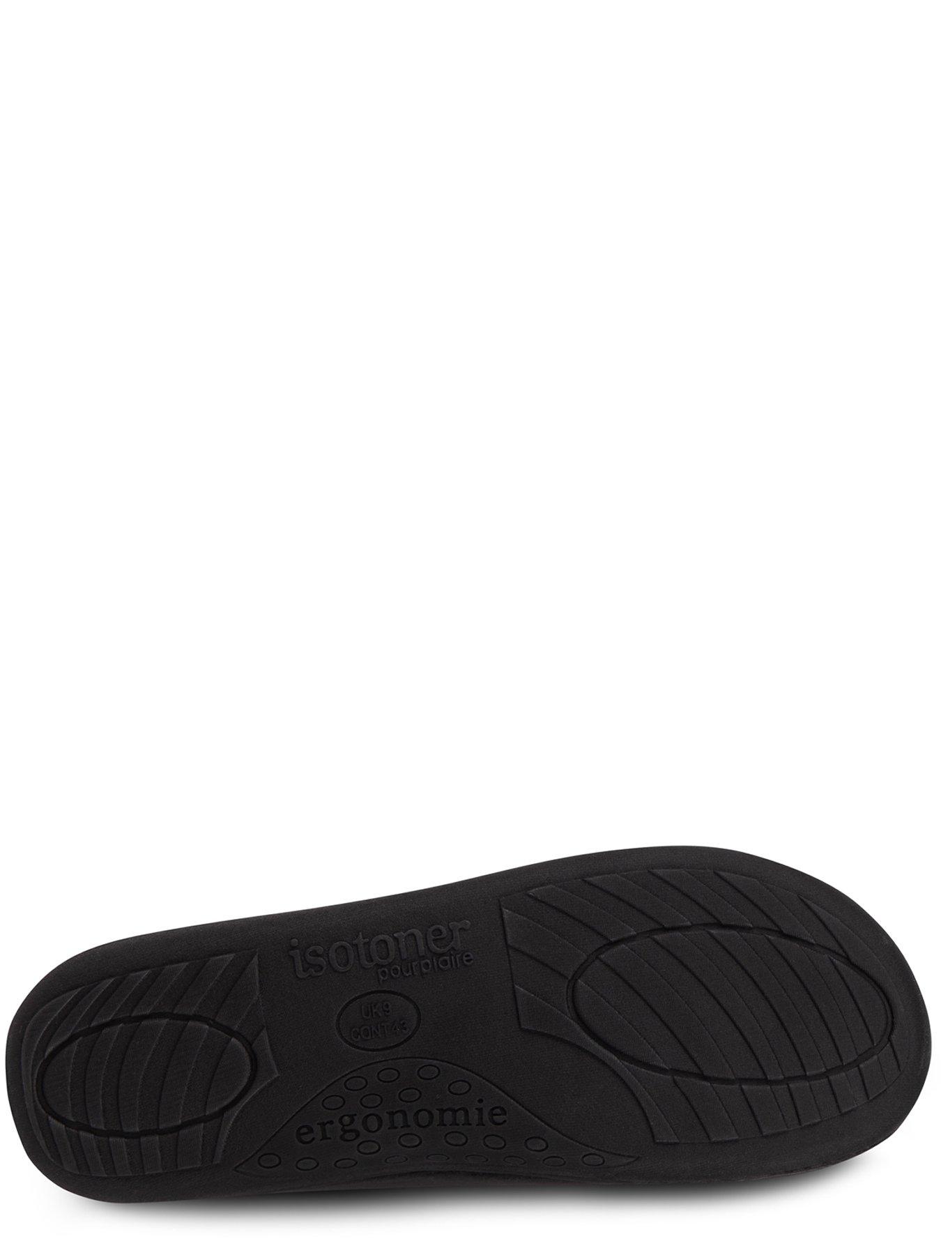 totes-isotoner-velour-closed-back-wvelcro-opening-slipper-blackdetail