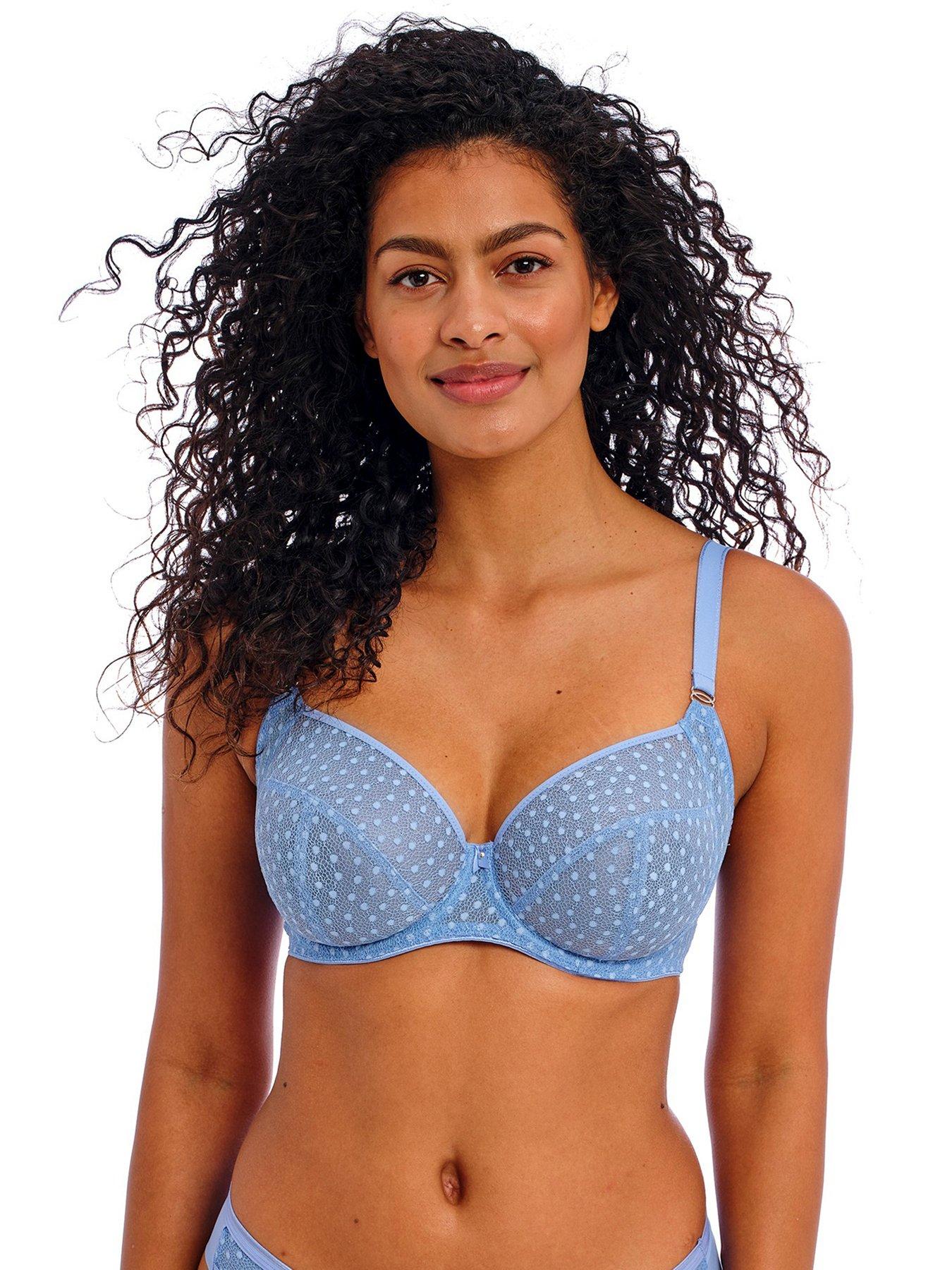 undefined Freya Starlight Underwired Side Support Bra - Blue