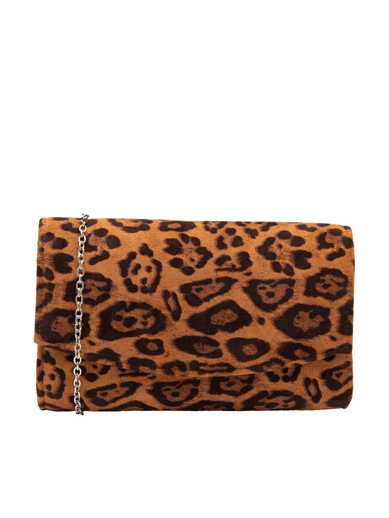 Leopard print hot sale clutch