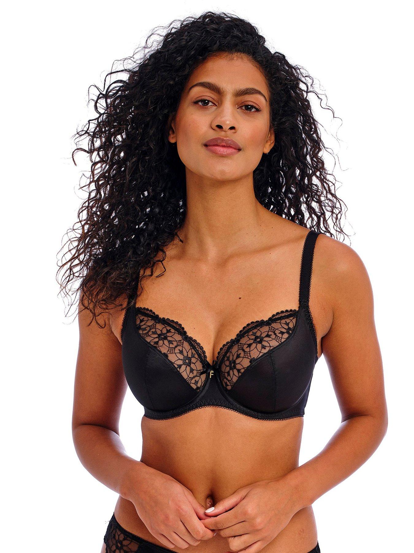 freya-hallie-underwirednbspplunge-bra--black