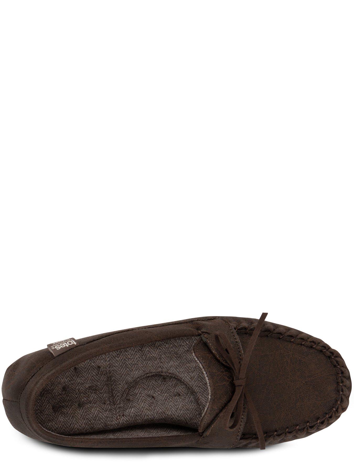 totes-distressed-moccasin-slipper-brownoutfit