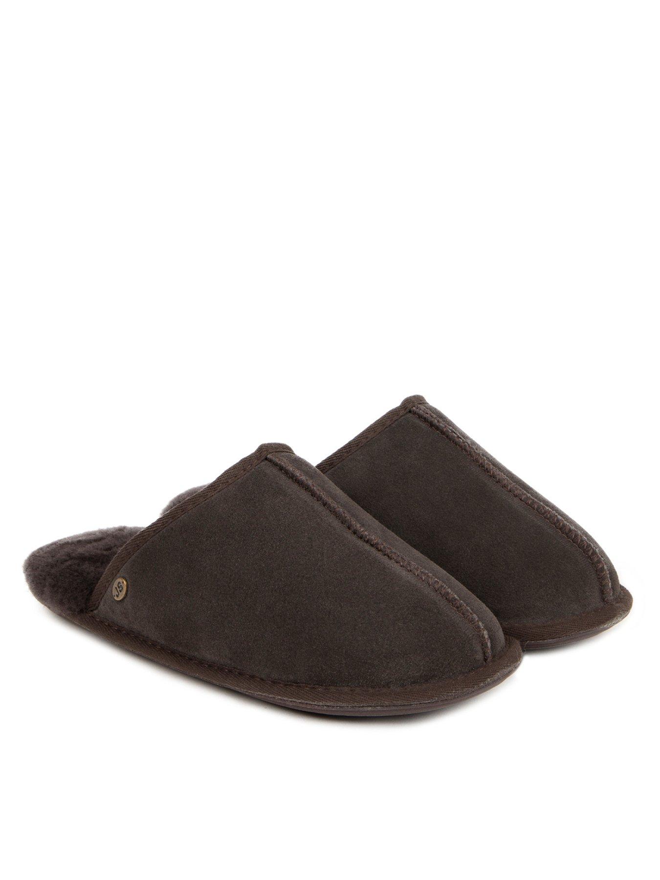 Mens donmar sheepskin discount slippers