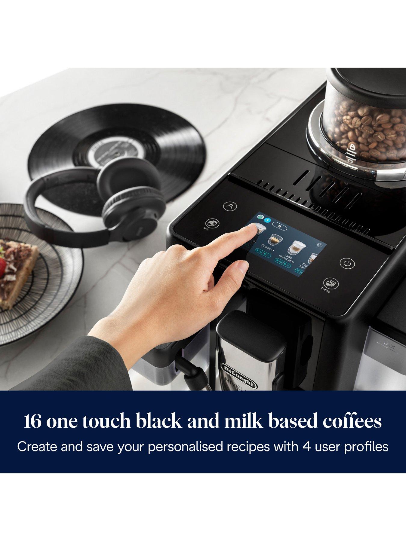 Image 4 of 7 of DeLonghi Rivelia Bean To Cup Coffee Machine - Black EXAM440.55.