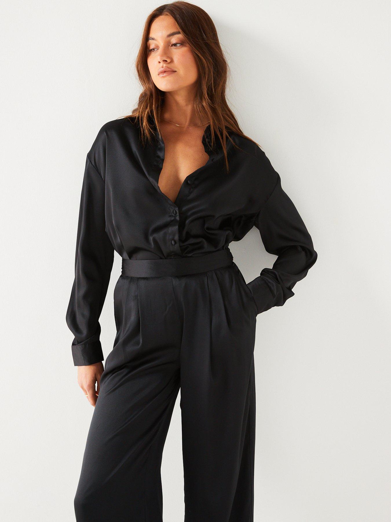 pieces-high-waist-satin-trousers-blackdetail