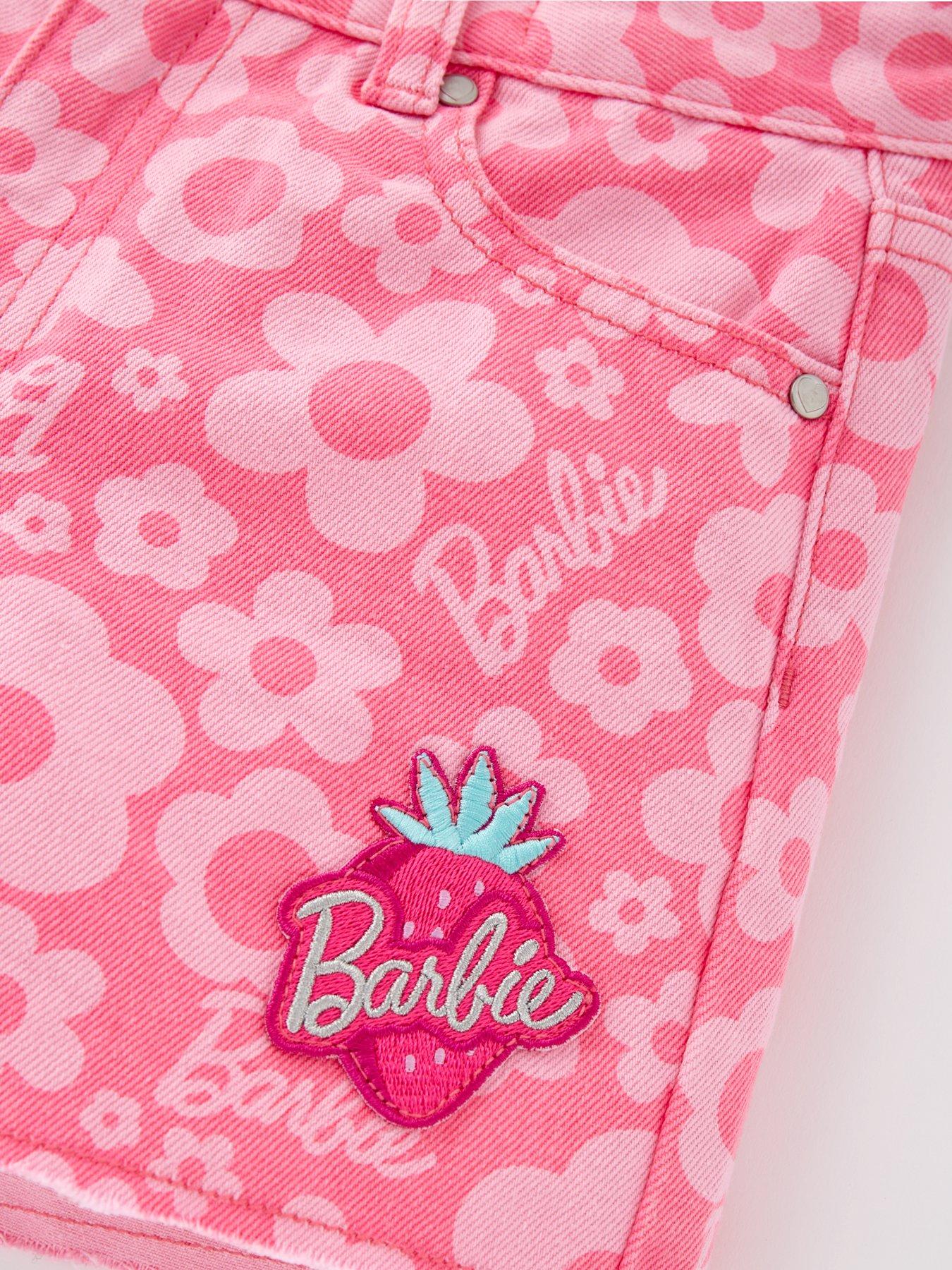 barbie-barbie-all-over-laser-denim-shortsoutfit