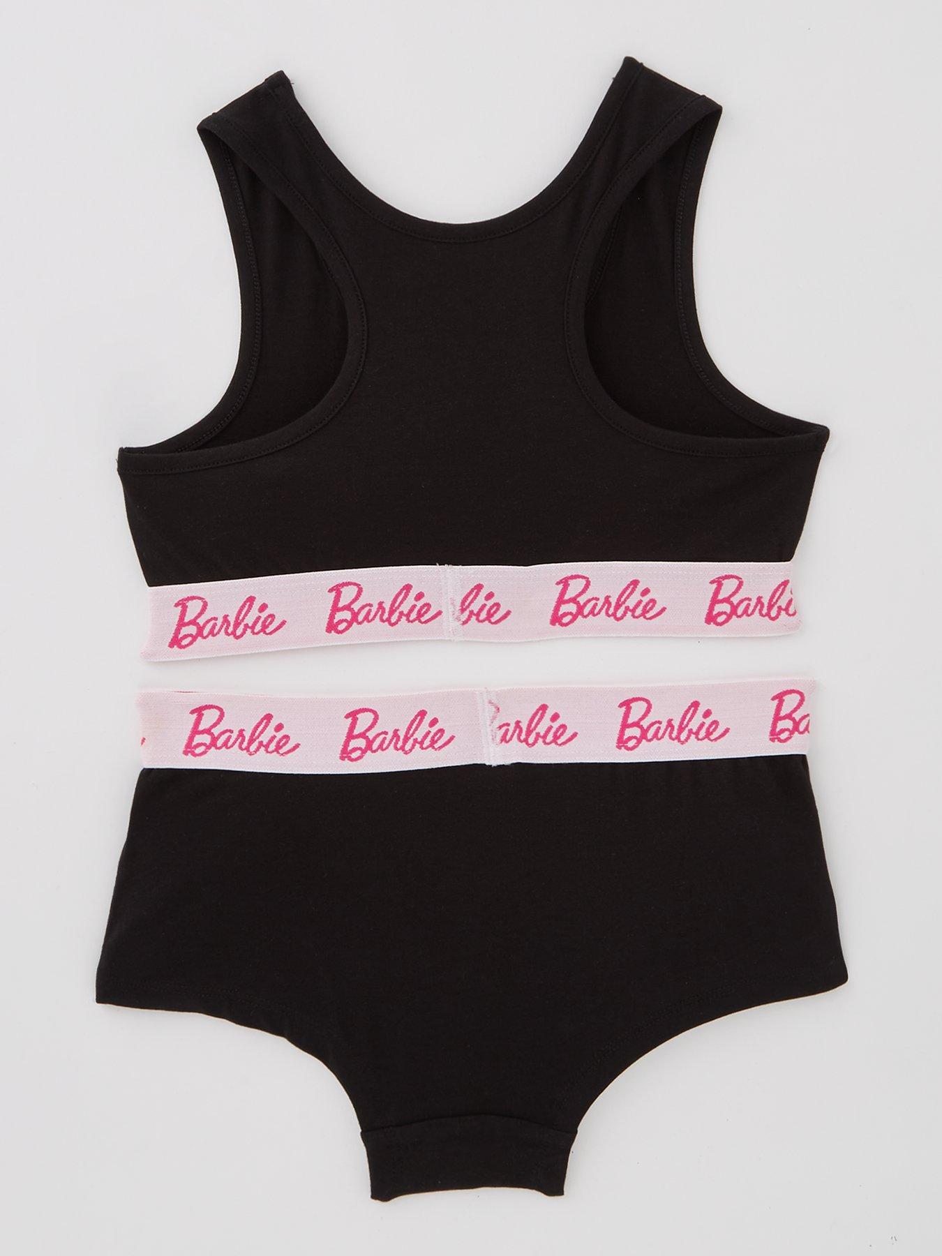 barbie-older-girl-2-piece-crop-top-and-knicker-set-blackback