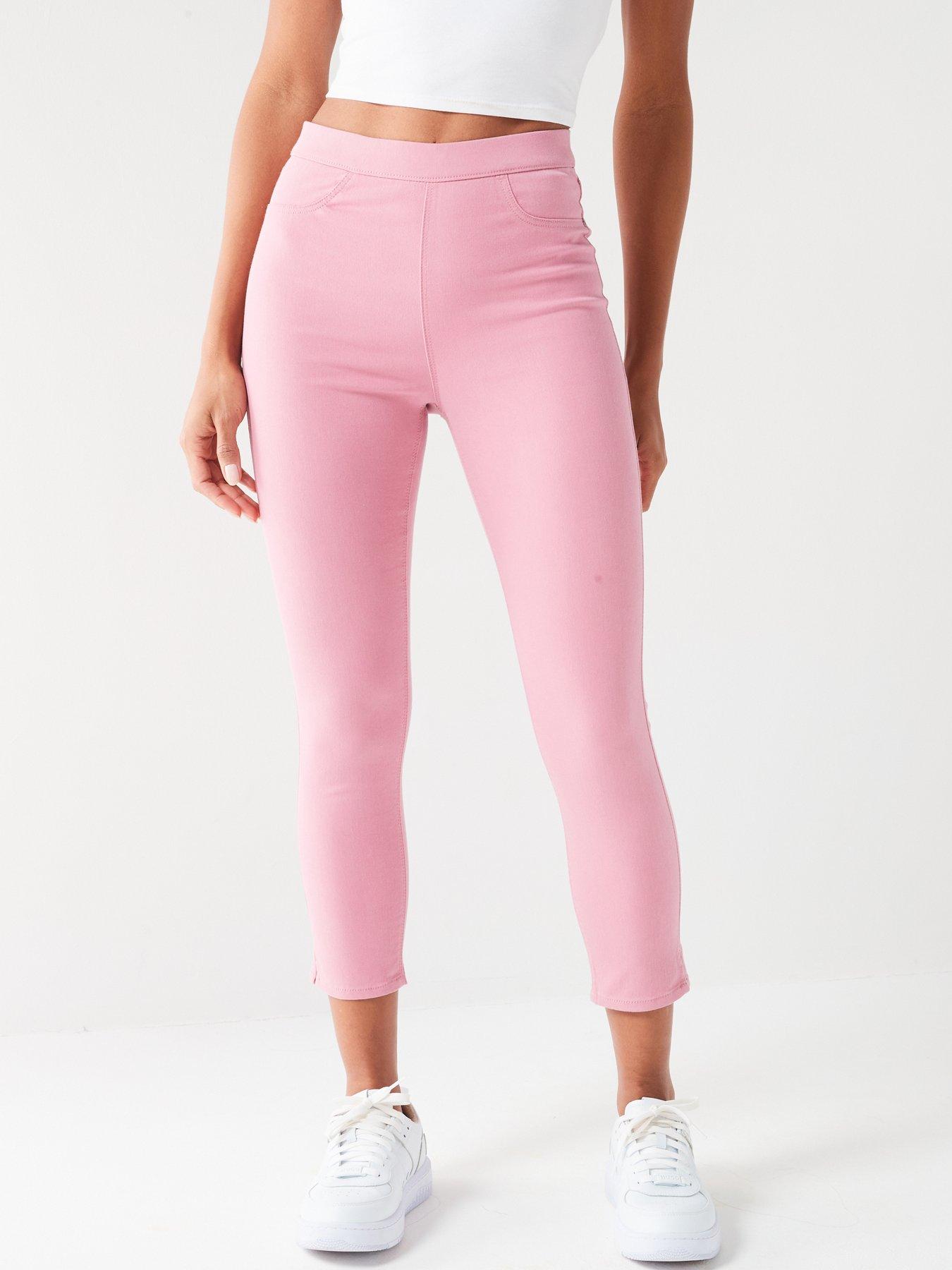 everyday-new-essential-crop-jeggings-pink