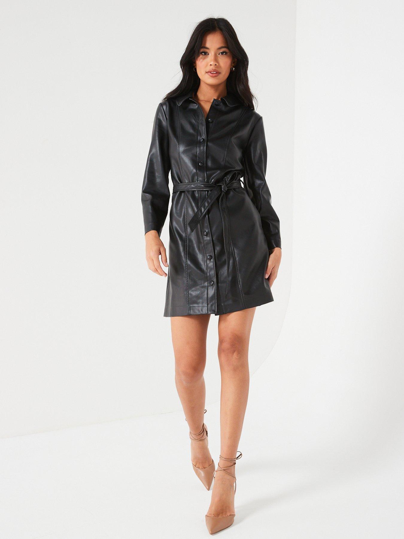 vila-odina-button-down-coated-dress-blackback