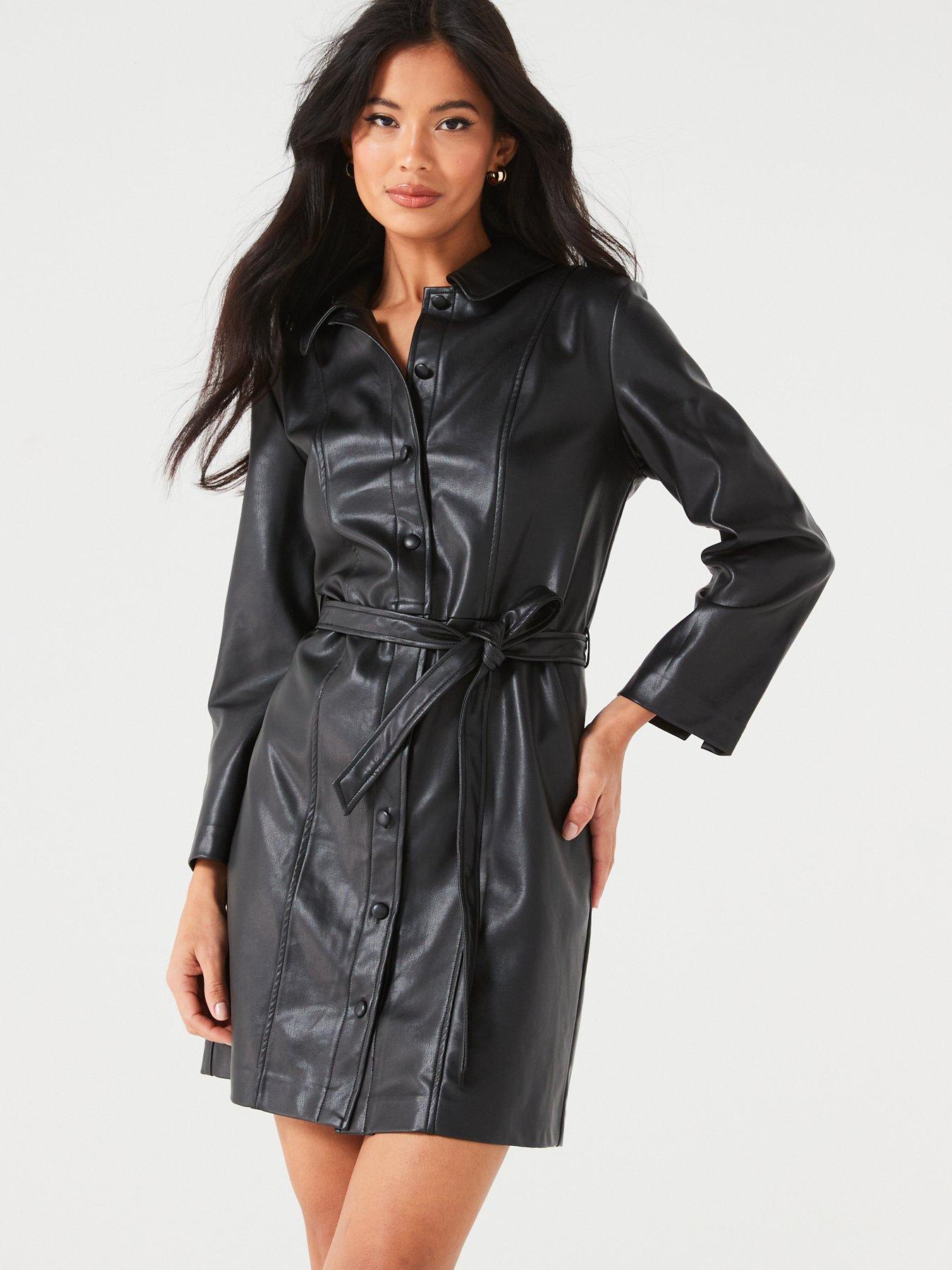 vila-odina-button-down-coated-dress-blackoutfit