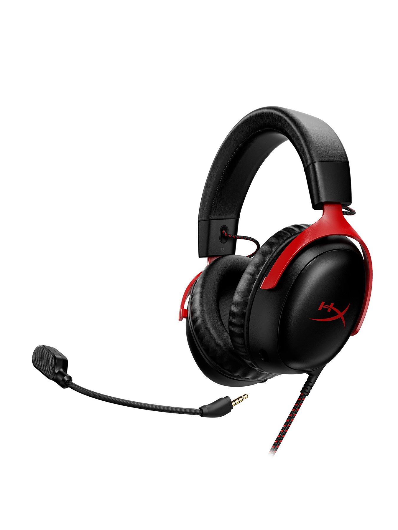 undefined Cloud III Wired Gaming Headset - PC | Mac | Xbox | PS4 | PS5 | Switch | Mobiles - Black  &  Red