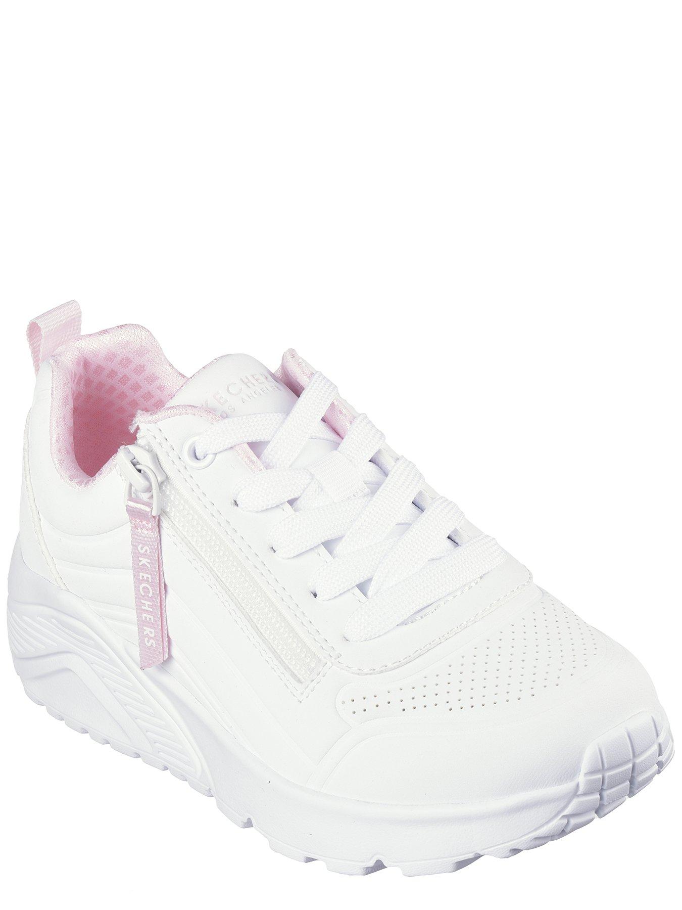 skechers-girls-uno-lite-trainer-whitestillFront