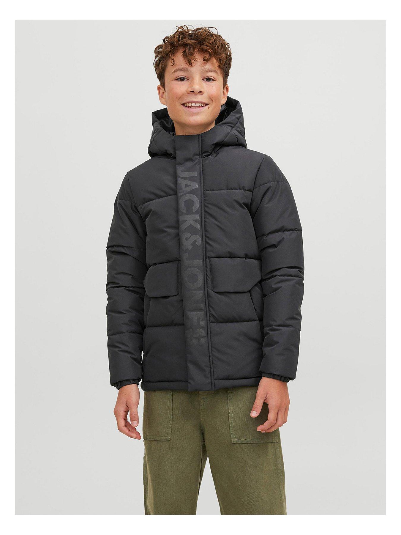 Jack & Jones Junior Boys Speed Padded Jacket - Black