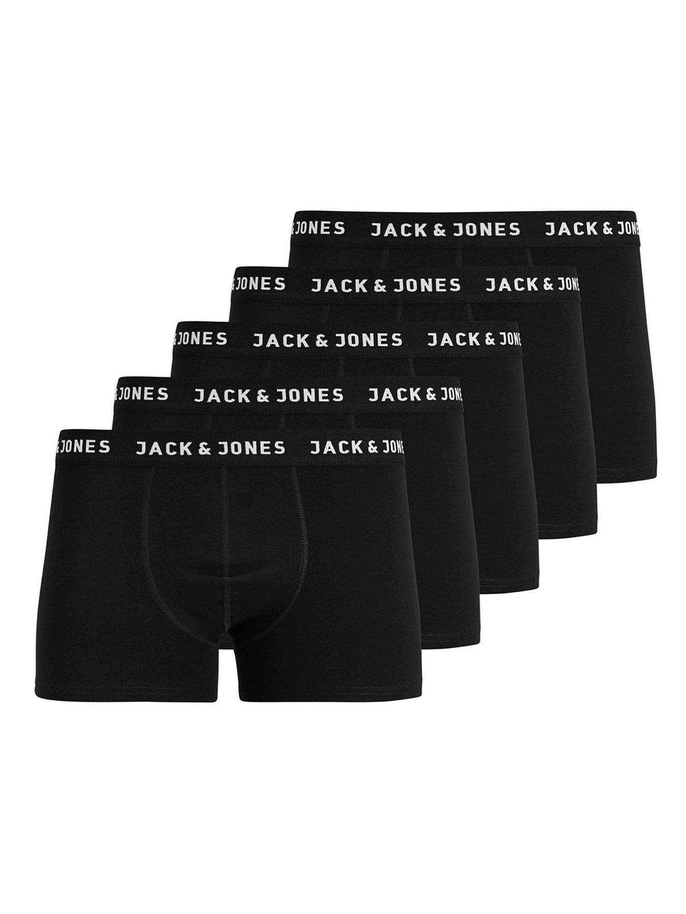 jack-jones-junior-boys-5-pack-huey-trunks-black