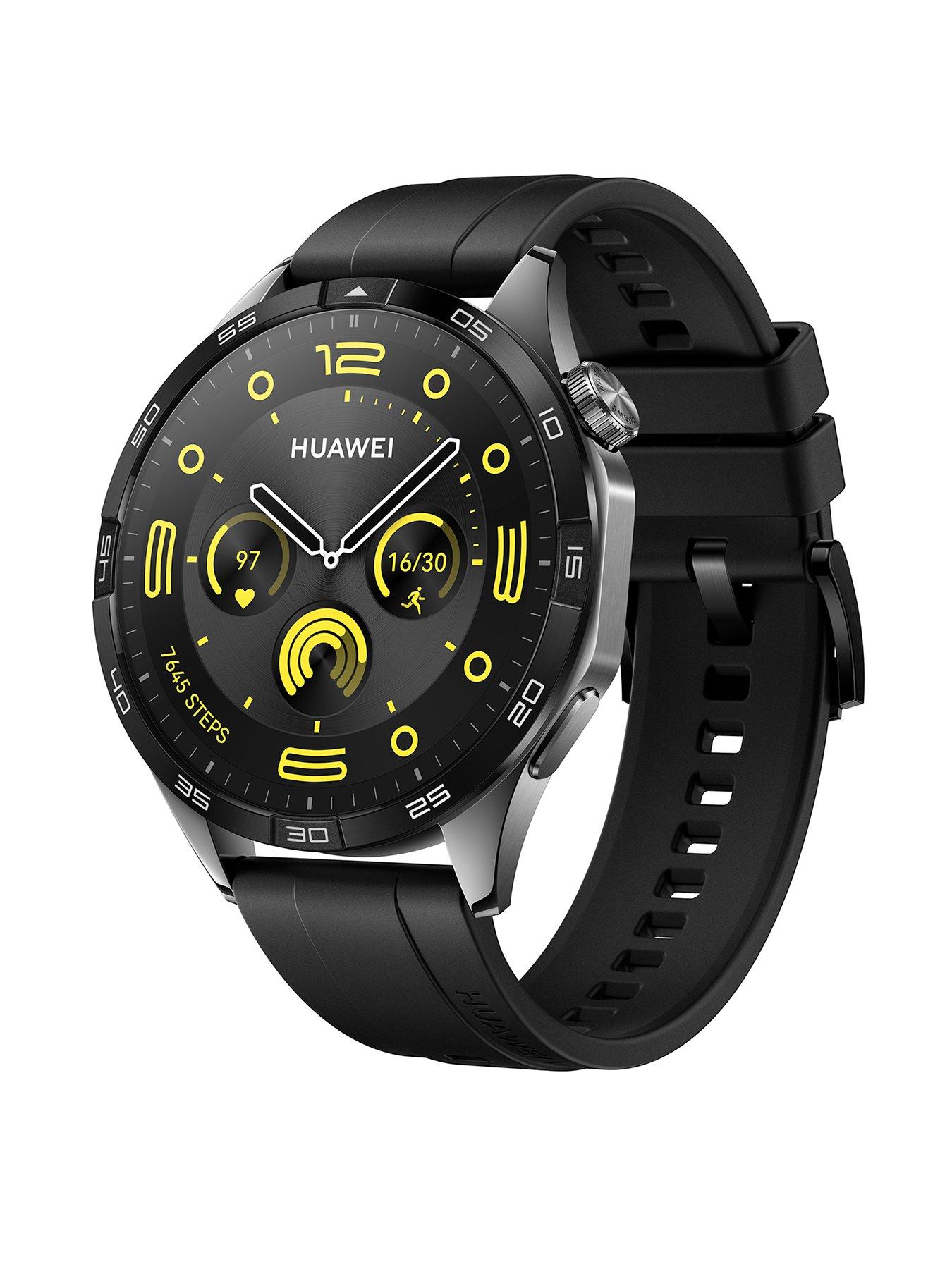 Huawei HUAWEI WATCH GT4 46MM Black Fluoroelastomer Strap Very