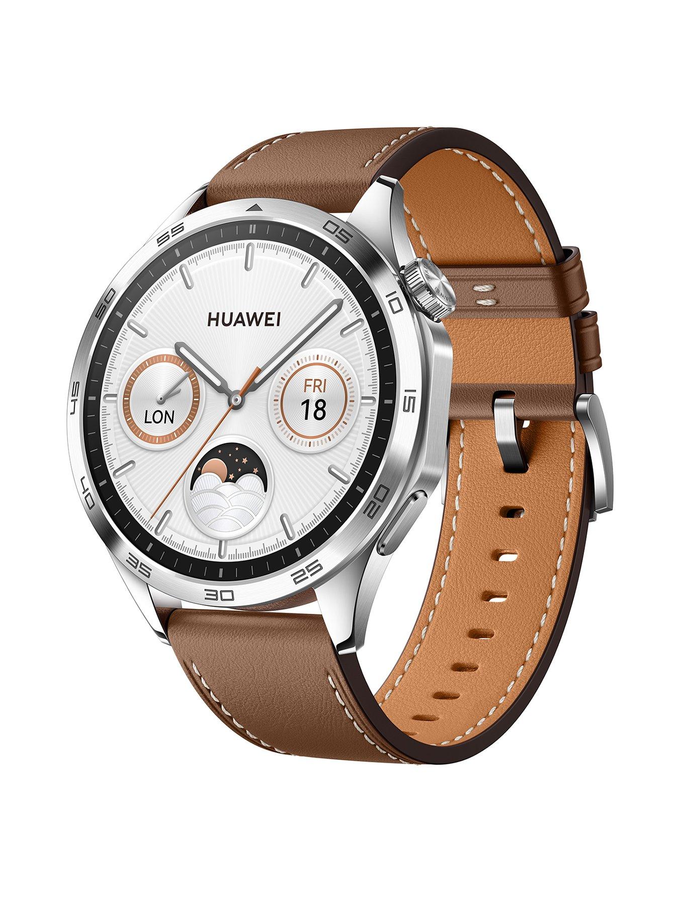 undefined HUAWEI WATCH GT4 46MM Brown Leather Strap
