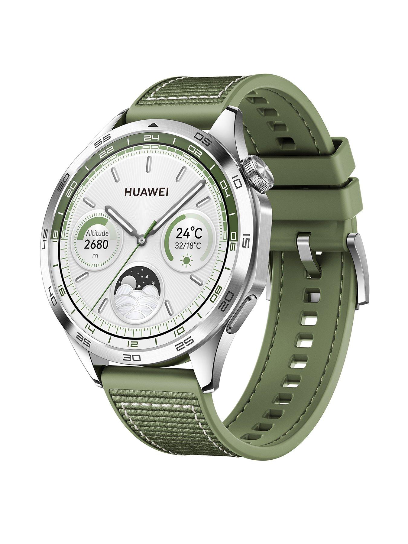 Image 1 of 1 of Huawei HUAWEI WATCH GT4 46MM Green Woven Strap
