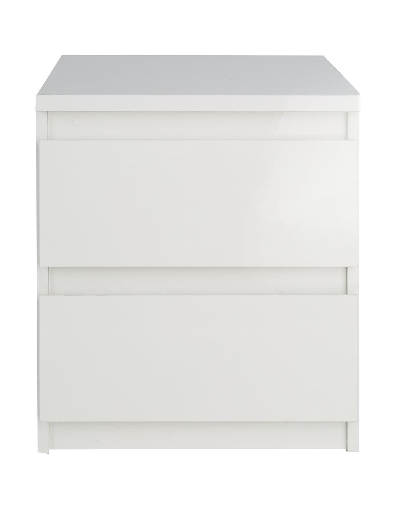 very-home-layton-gloss-2-drawer-bedside-white-fscreg-certifiedstillFront