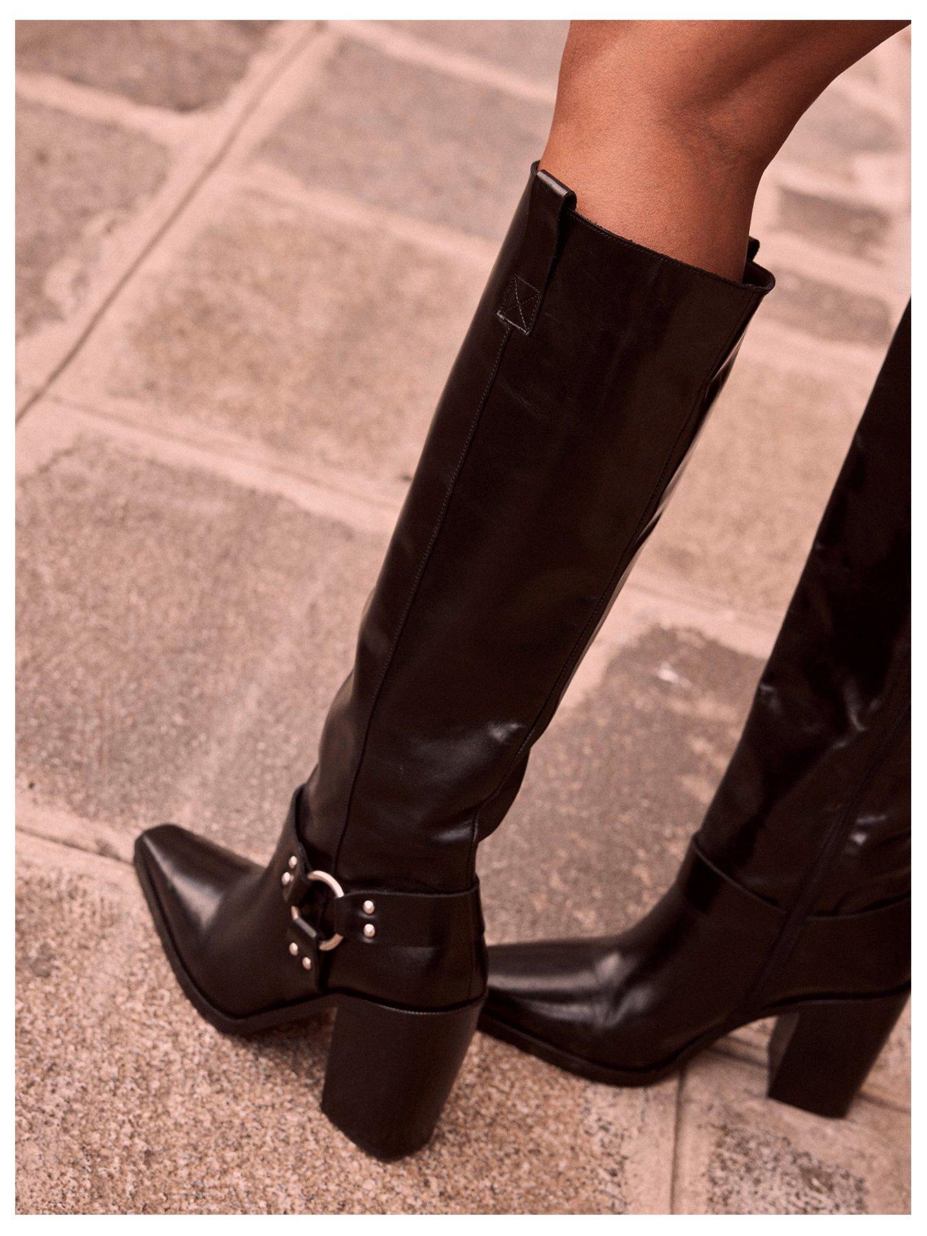 Mint velvet shop knee high boots