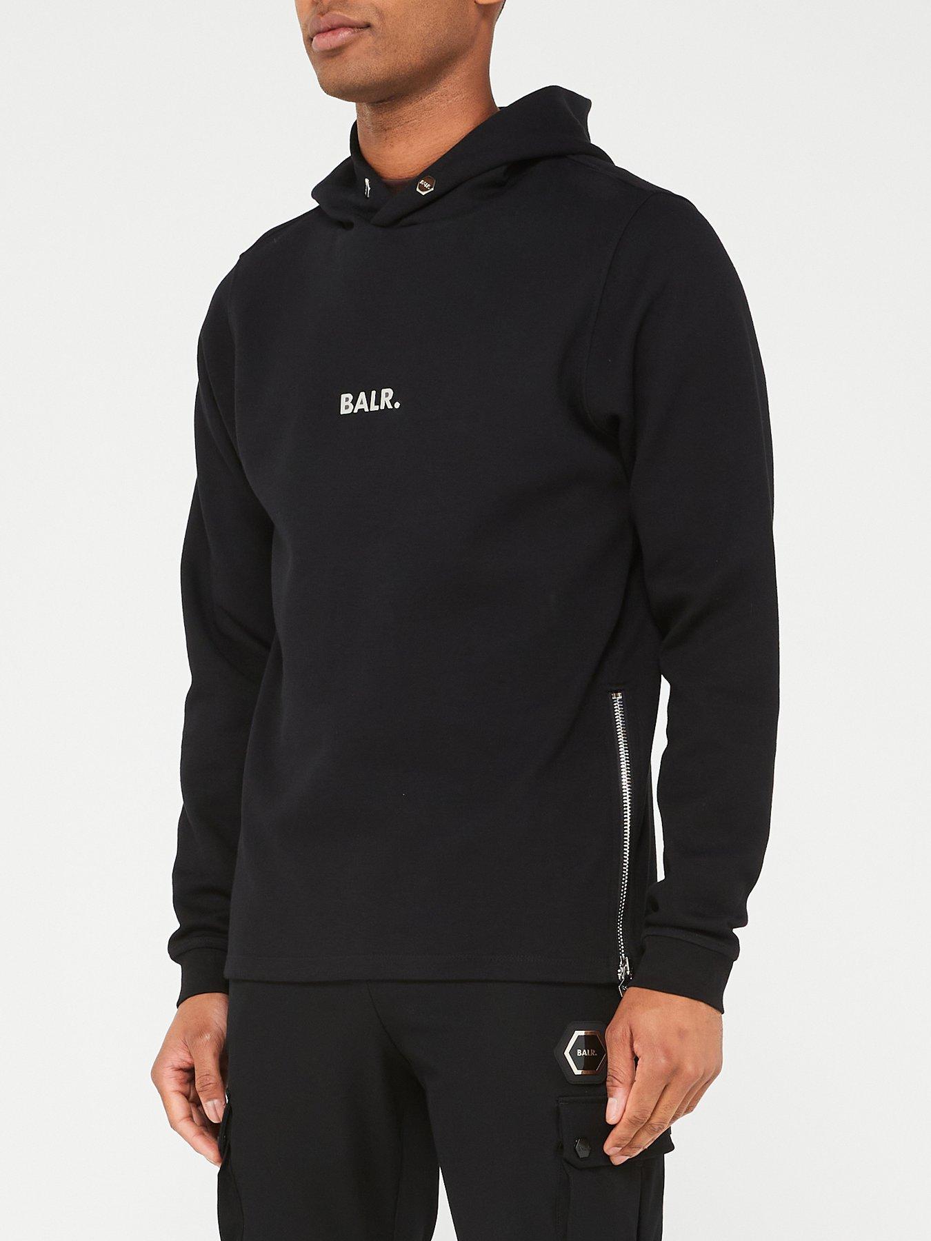 BALR Q-series Straight Classic Hoodie - Black | Very Ireland