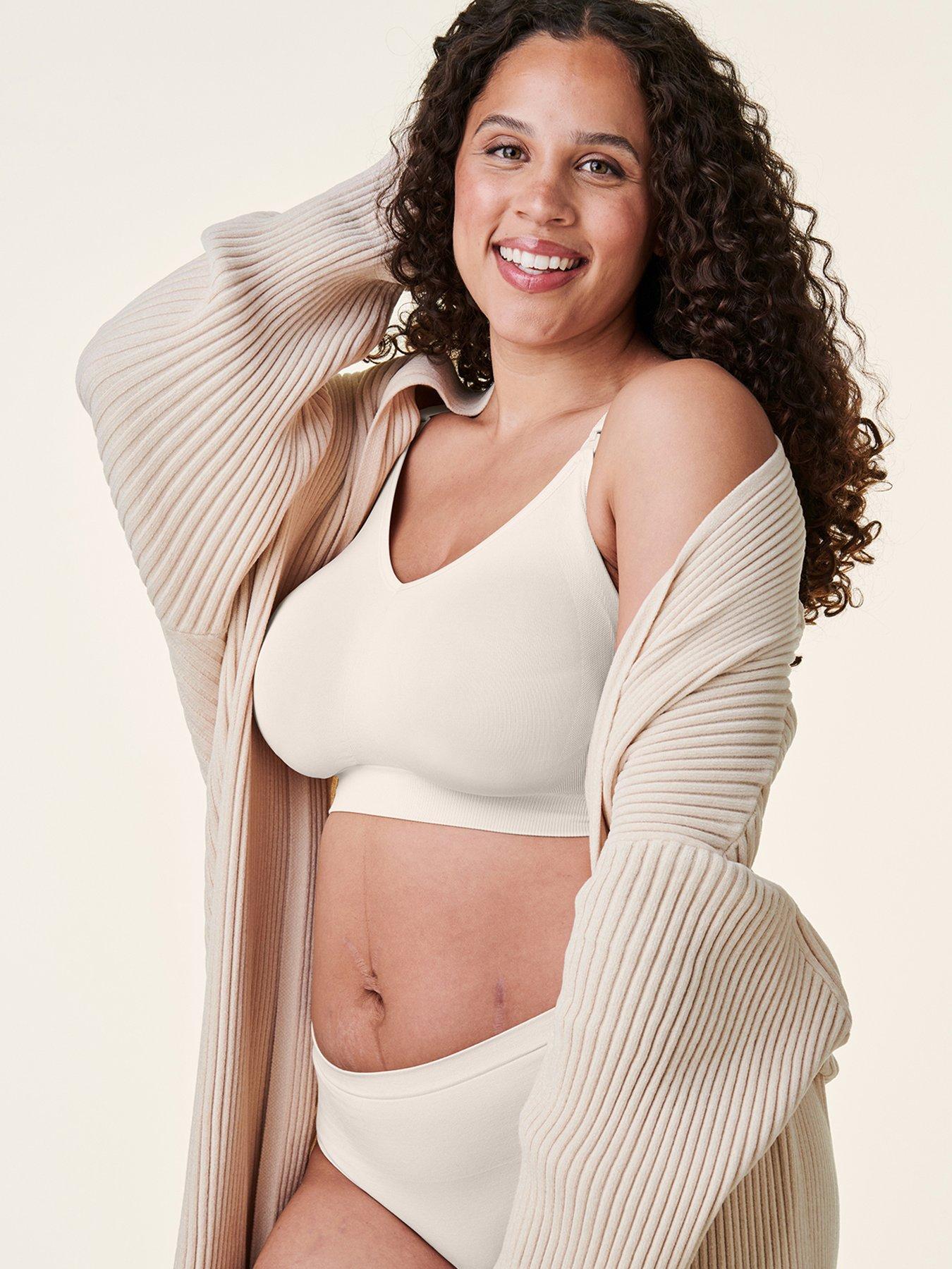 Seamless Nursing Bra - White