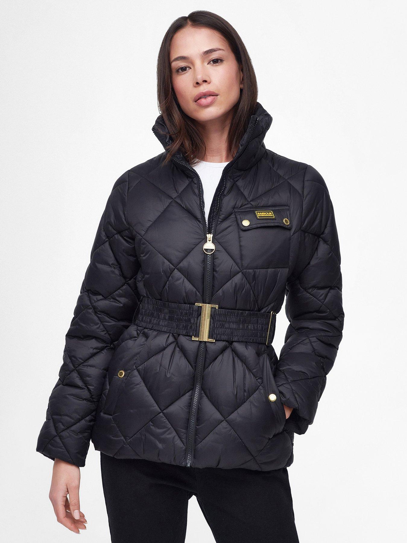 Barbour belted coat best sale