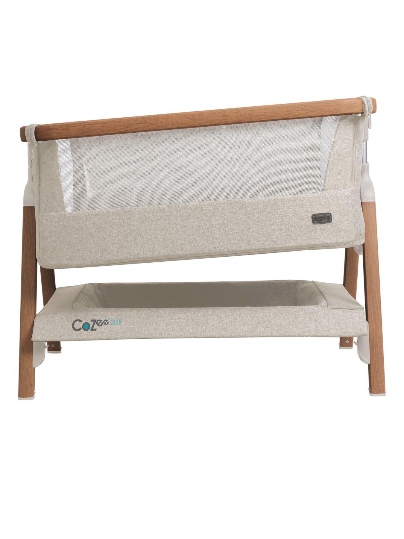 tutti-bambini-cozee-air-bedside-crib-scandinavian-walnutecrudetail