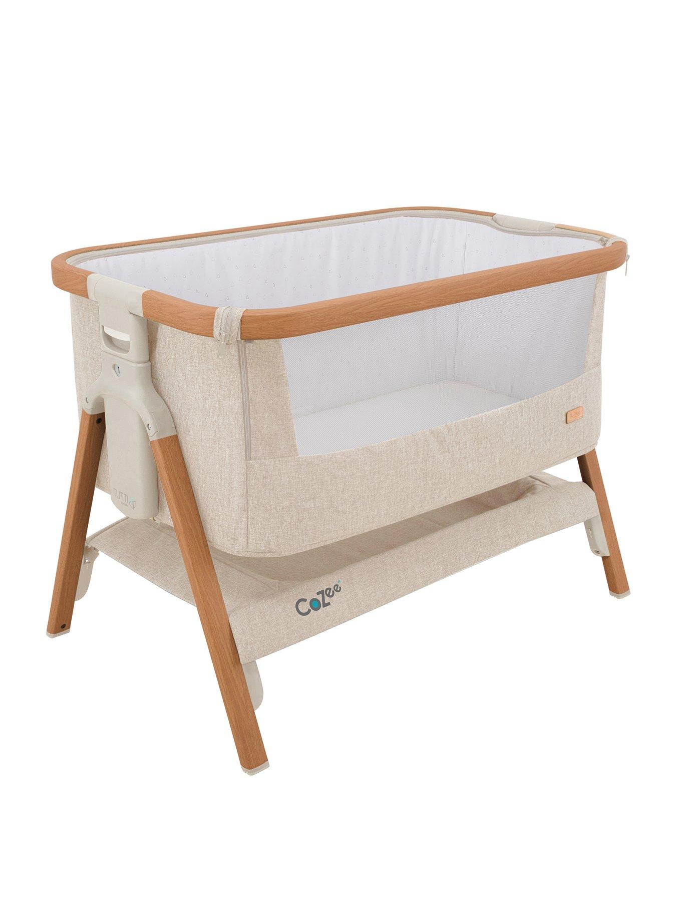 tutti-bambini-cozee-bedside-crib-scandinavian-walnutecrustillFront