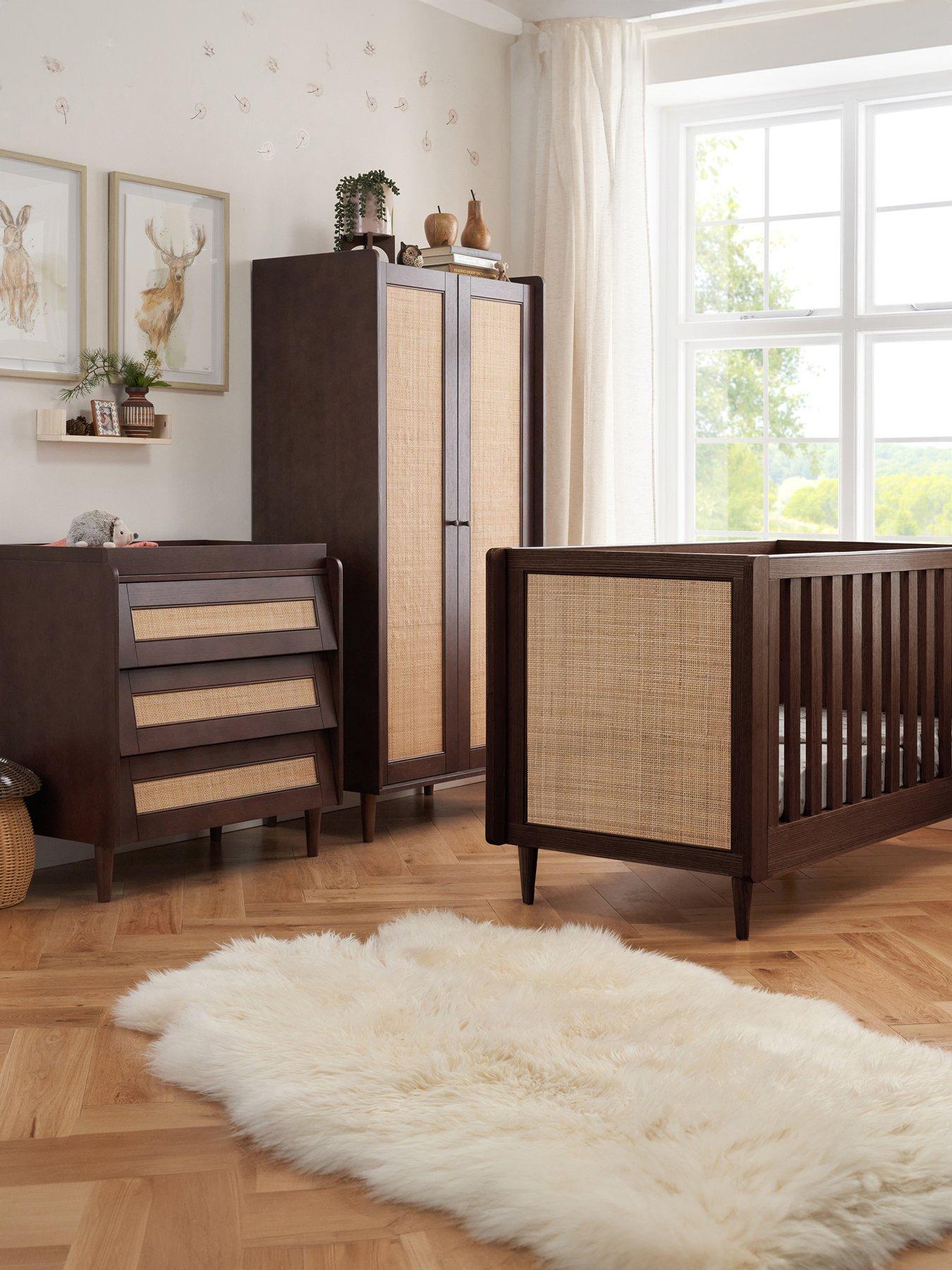 undefined Japandi 3 Piece Furniture Room Set - Warm Walnut