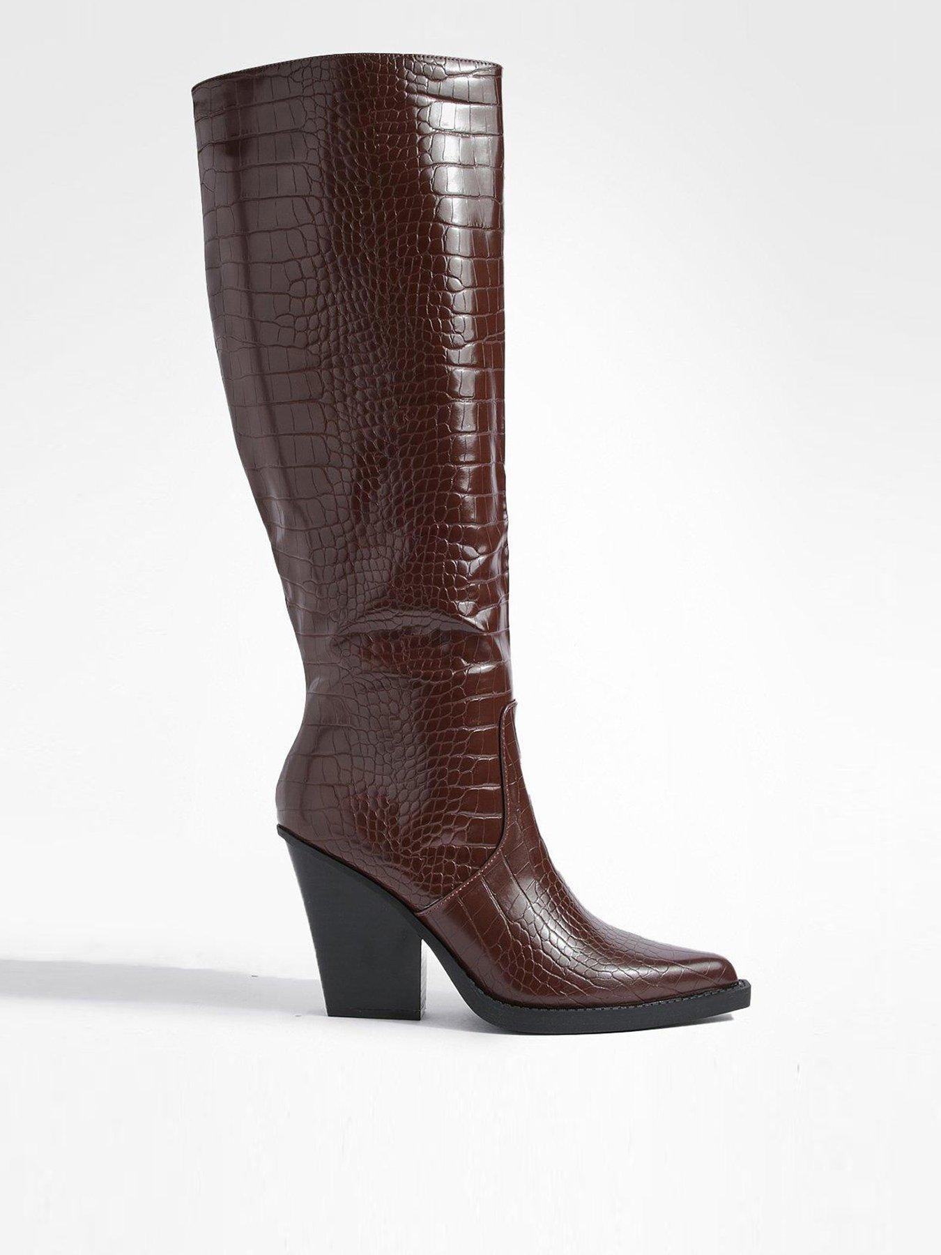 Boohoo store western boots