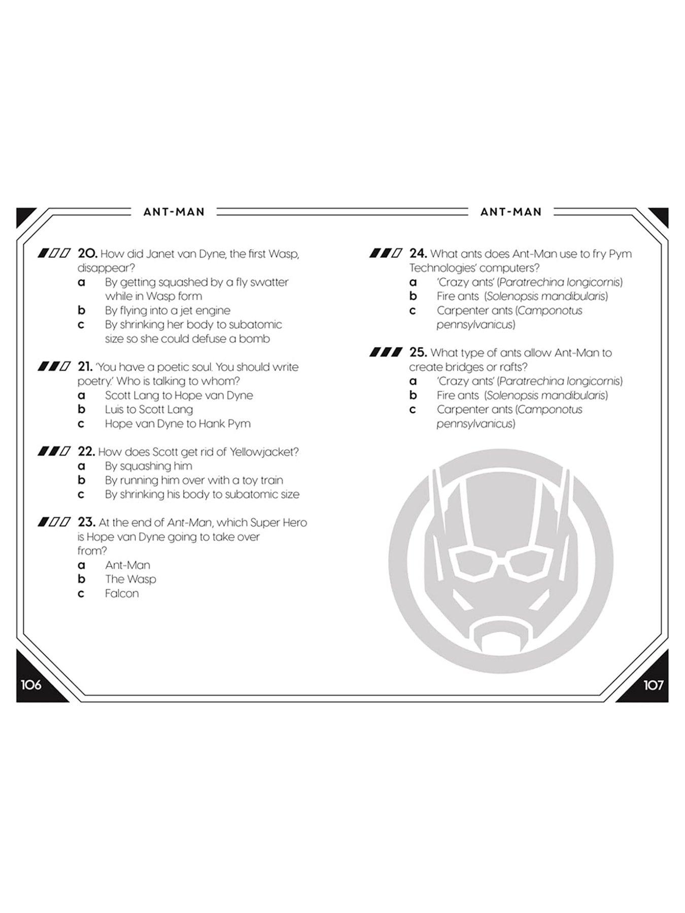 Image 3 of 3 of Marvel Ultimate Marvel Studios Quiz Book