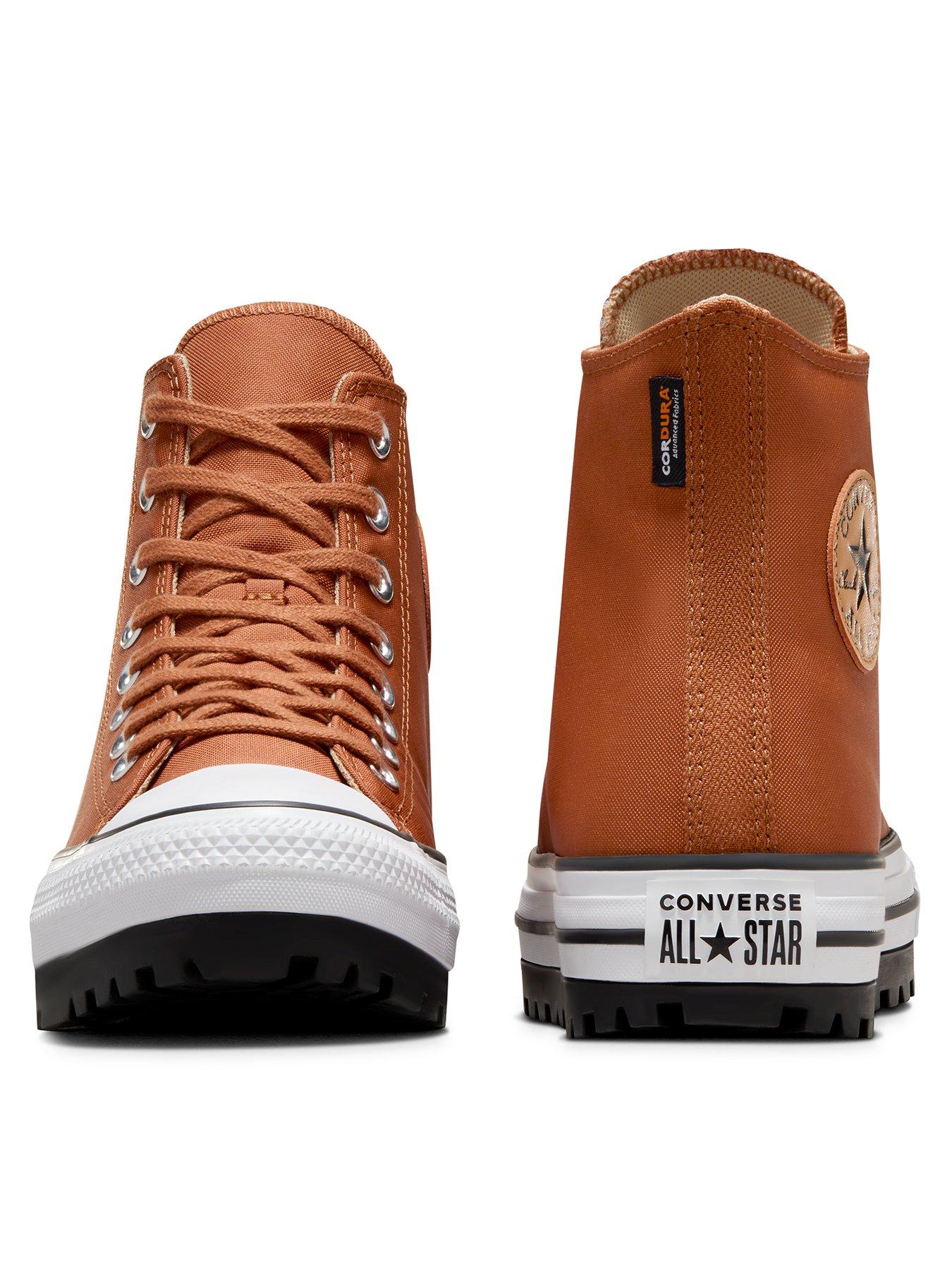 Orange converse outlet trainers