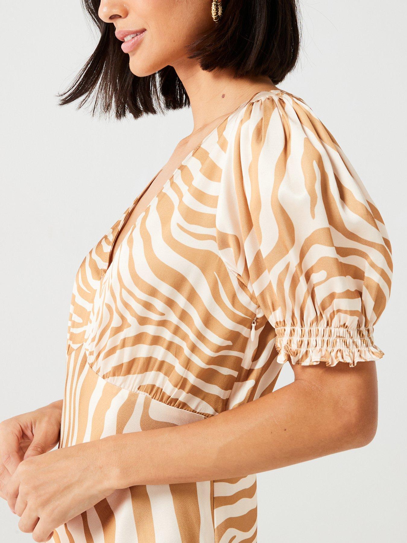 v-by-very-short-sleeve-v-neck-zebra-print-column-midaxi-dressoutfit