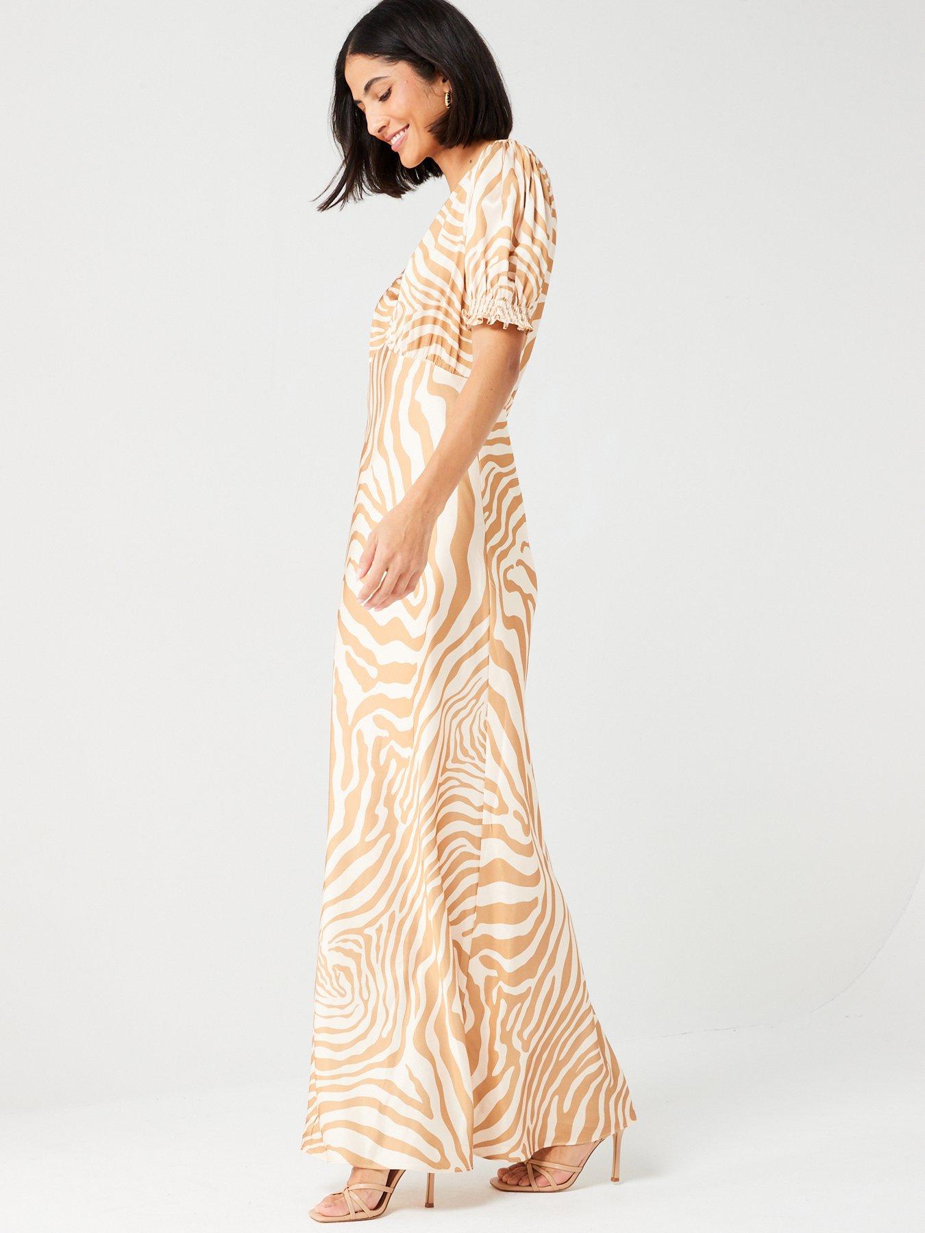 v-by-very-short-sleeve-v-neck-zebra-print-column-midaxi-dressdetail