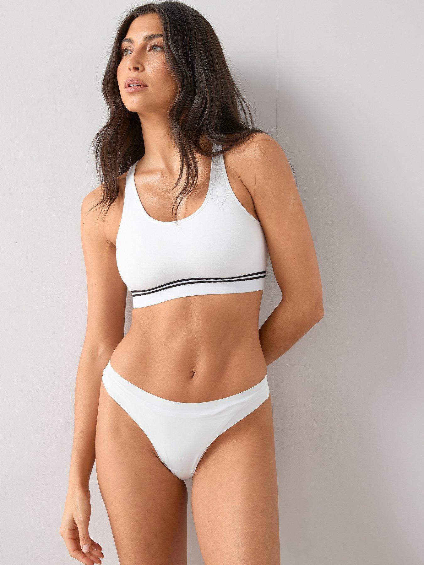 Image 2 of 6 of The Very Collection No VPL 3 Pack Thong - Multi
