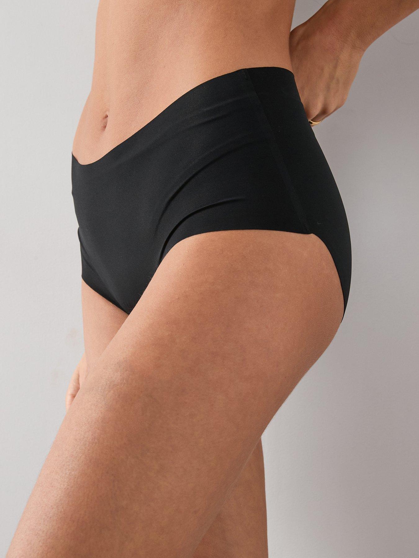 Image 5 of 6 of V by Very No VPL&nbsp;3 Pack High&nbsp;Waisted Full Brief - Multi