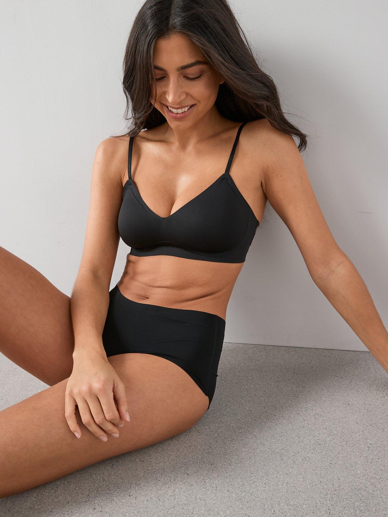 Image 6 of 6 of V by Very No VPL&nbsp;3 Pack High&nbsp;Waisted Full Brief - Multi
