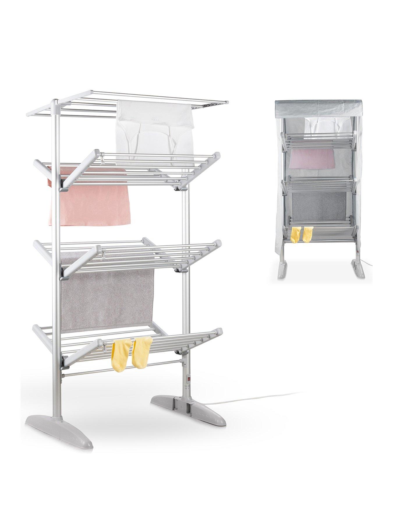 Minky Vertex 4 Tier Heated Airer With Cover Very Ireland